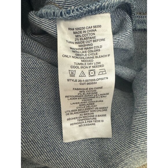 Current/Elliott The Ater Denim Romper w/Tie + Pockets Size 3 = Large MSRP$278.00 - Picture 11 of 13